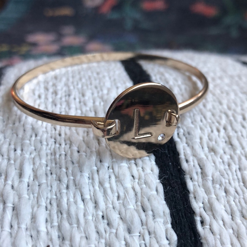 Loft Gold Monogram “L” Bracelet